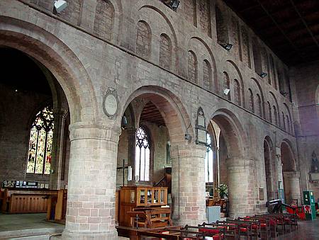 Leominster Priory - Clerestory and Triforium